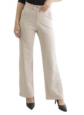 Pantalone scampanato punto milano "Giuly"